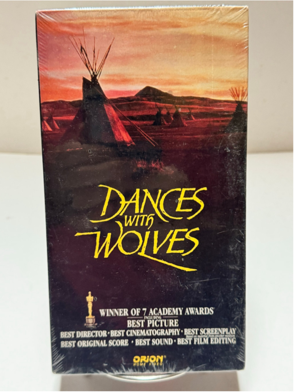 Dances With Wolves Orion Home Video VHS Tape(VHS, 1993) New / Sealed